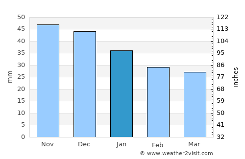 Roshal’ average rain in January