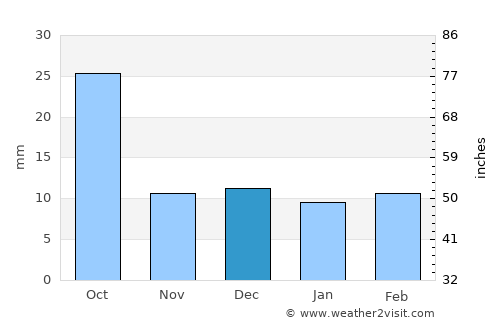 Roswell average rain in December