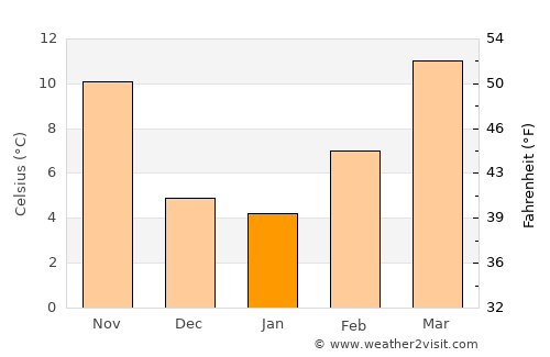Roswell average temperature in January