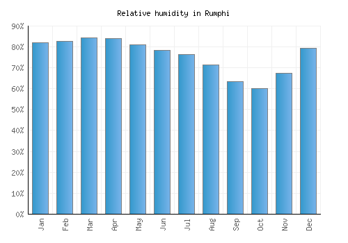 Rumphi relative humidity averages