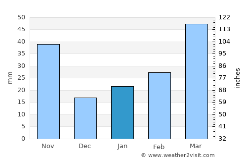 Runan average rain in January