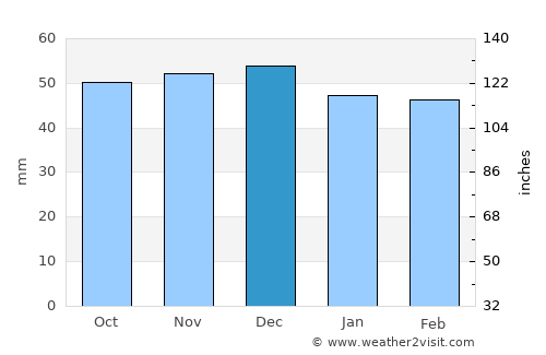 Runcu average rain in December