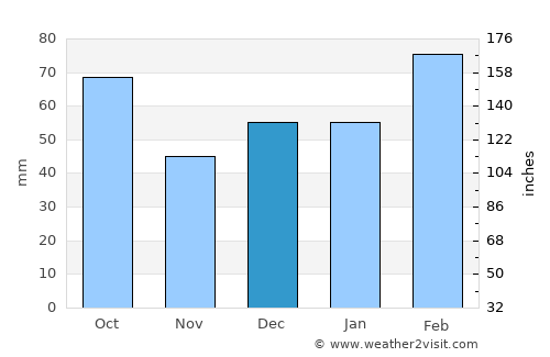 Ruskin average rain in December