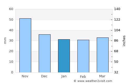 Rust average rain in January