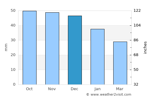 Ruzayevka average rain in December