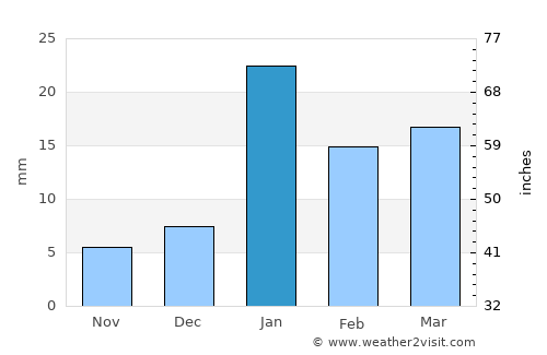 Safidon average rain in January