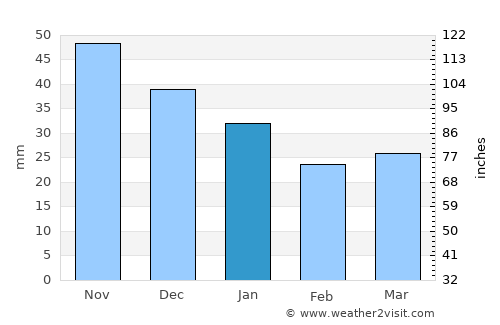 Sahalahti average rain in January