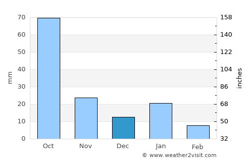 Salitrillo average rain in December