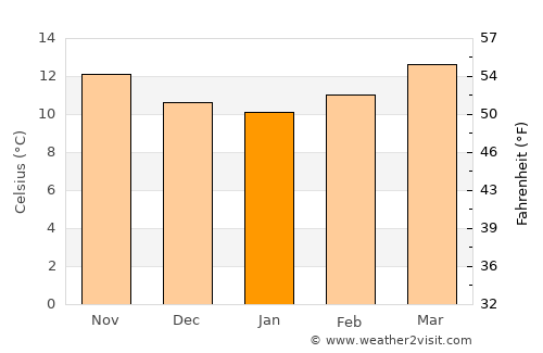 Salitrillo average temperature in January