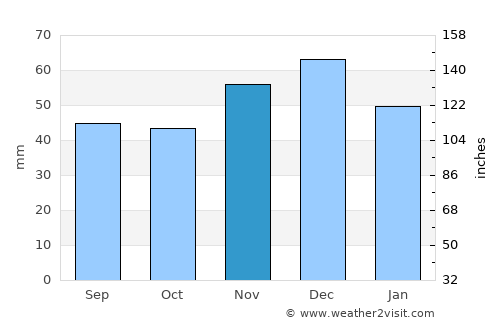 Sălsig average rain in November