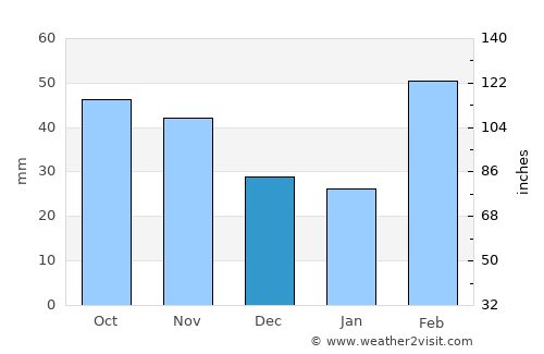 Salyan average rain in December