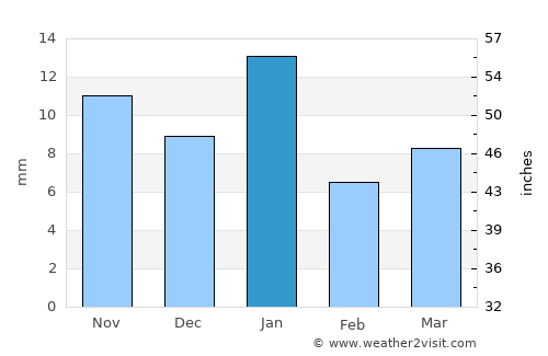 San José Iturbide average rain in January