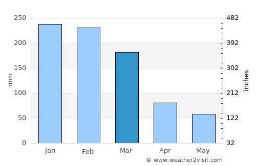 São Caetano do Sul average rain in March