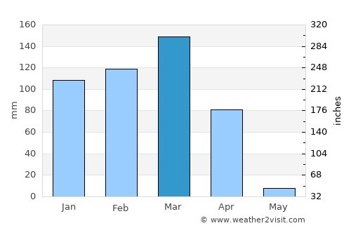 São João do Piauí average rain in March