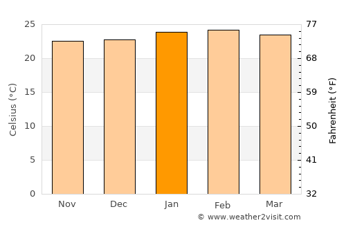 São João Nepomuceno average temperature in January