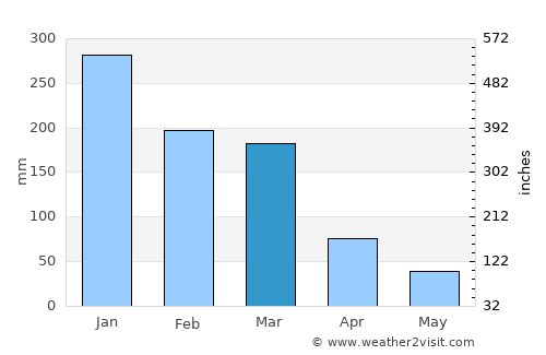 São João Nepomuceno average rain in March