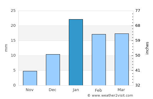 Sardhana average rain in January