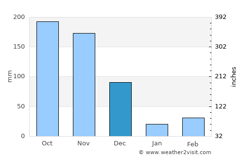Sattur average rain in December
