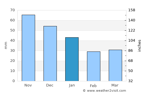 Sauvo average rain in January
