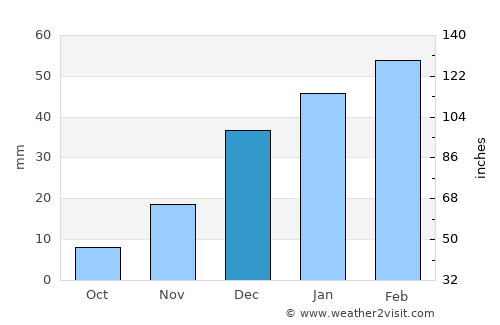 Şayād average rain in December
