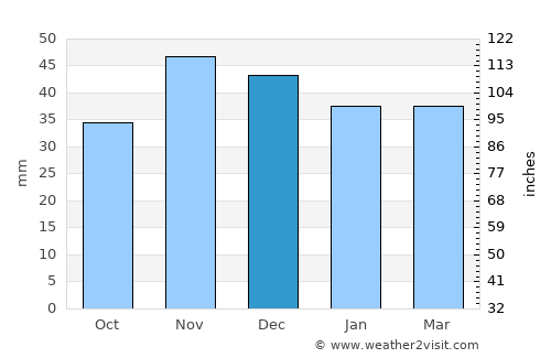 Schitu average rain in December