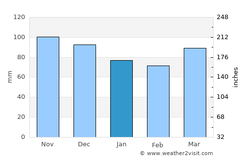 Schoharie average rain in January