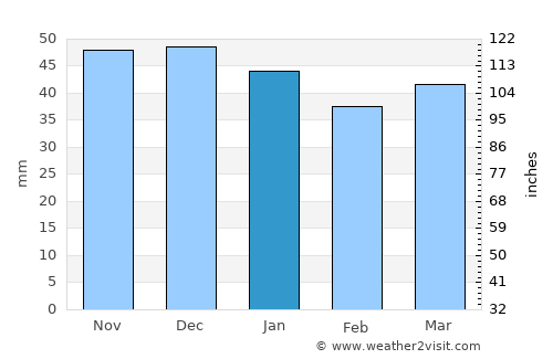 Schwandorf in Bayern average rain in January