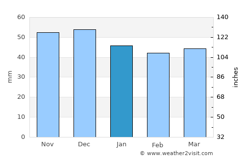 Schwetzingen average rain in January
