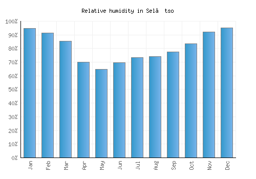 Sel’tso relative humidity averages