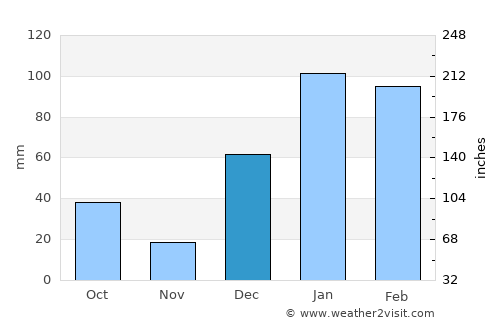 Seoni average rain in December