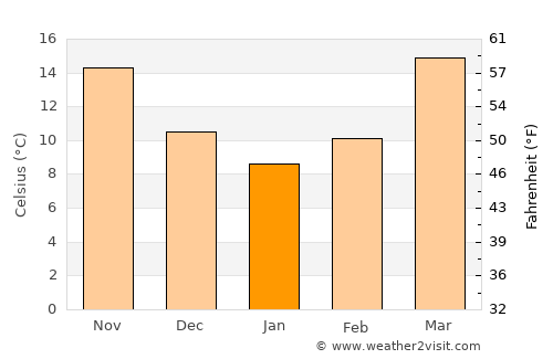 Seoni average temperature in January