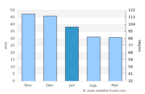 Severo-Zadonsk average rain in January