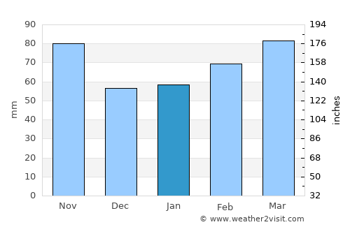 Sewall's Point average rain in January