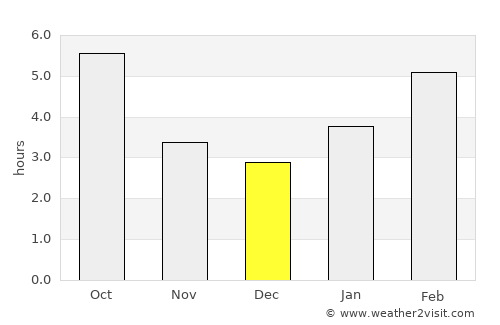 Shagonar average rain in December