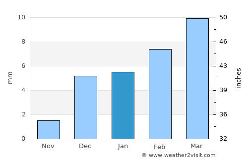 Shāhdādkot average rain in January