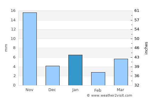 Shāmgarh average rain in January