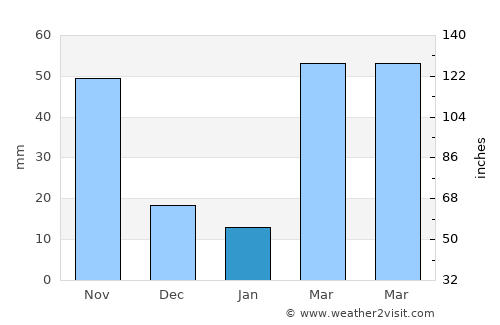 Shashi average rain in January