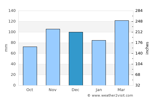 Shawneetown average rain in December