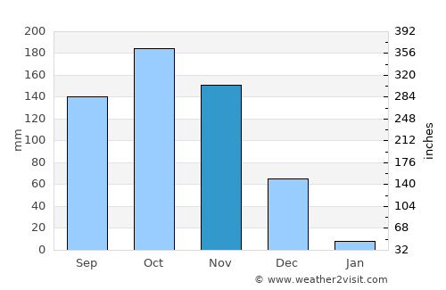 Sholinghur average rain in November