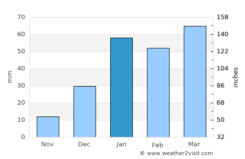 Siālkot average rain in January