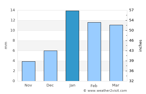 Sidhpura average rain in January