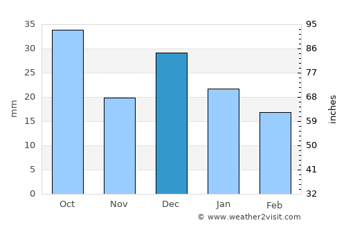 Silver City average rain in December