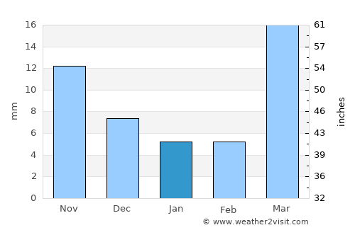 Sirpur average rain in January