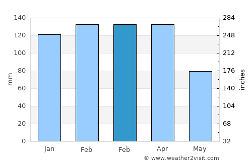 Şirvan average rain in February