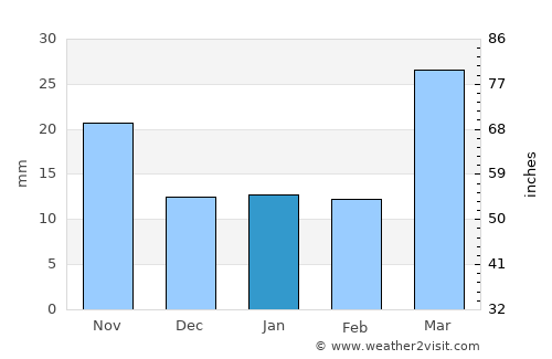 Sisseton average rain in January