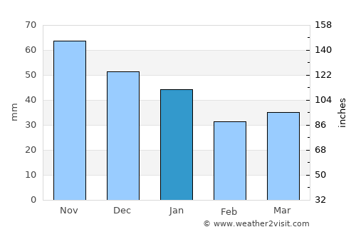 Skultorp average rain in January
