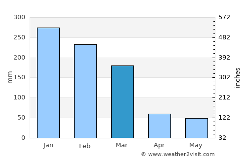 Socorro average rain in March