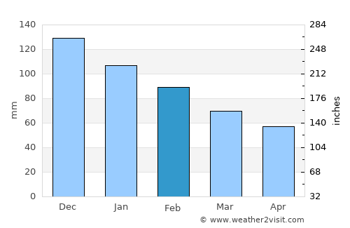 Soma average rain in February