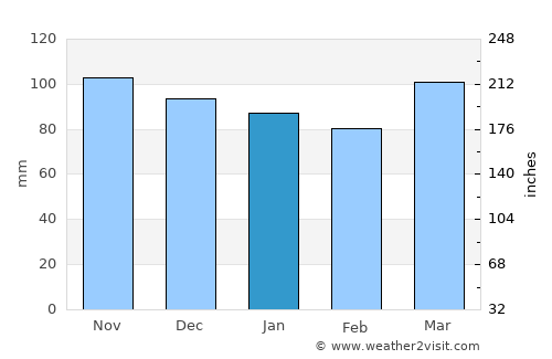 Staten Island average rain in January