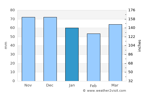 Stein average rain in January